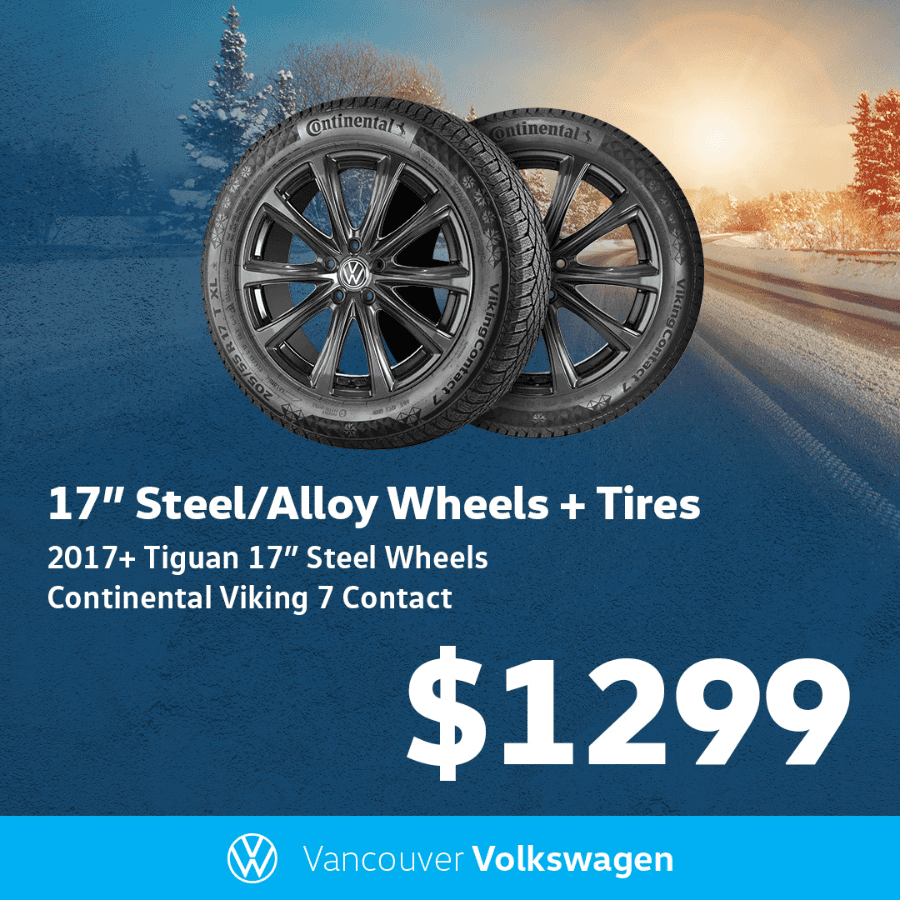17 inch Tiguan wheel and tire package