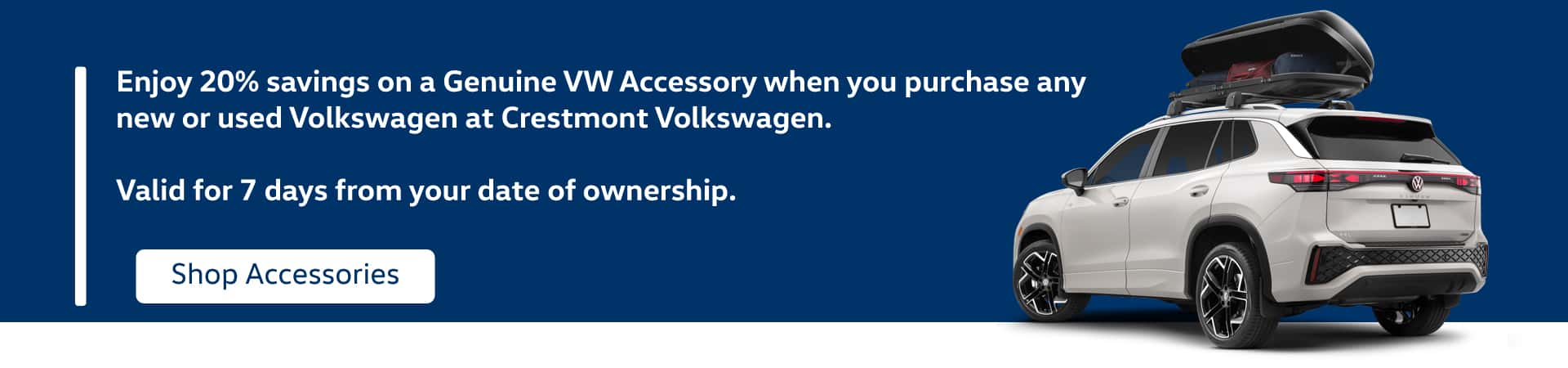 20% OFF VW Accessories