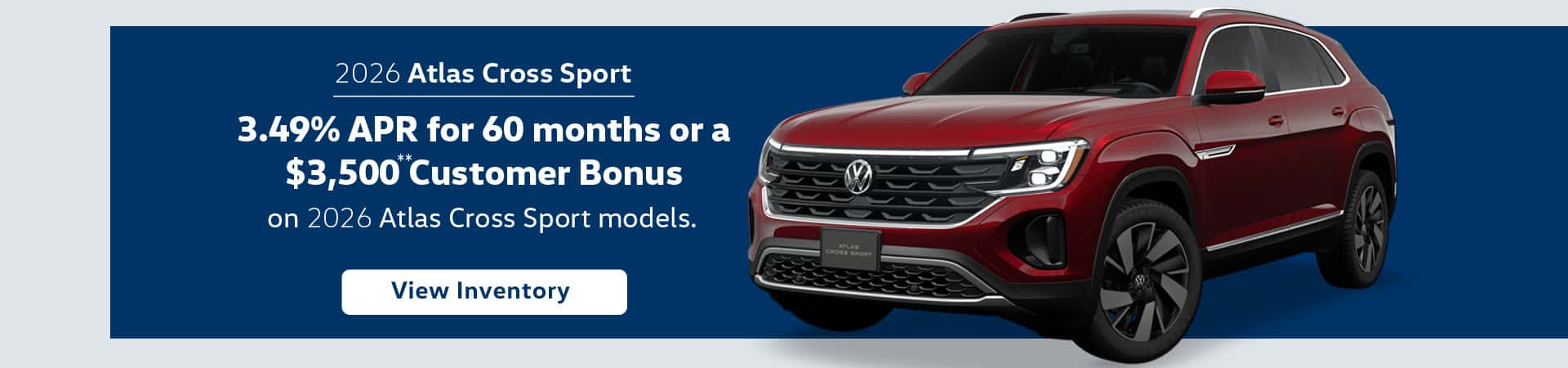 2026 VW ATLAS CROSS SPORT SPECIAL