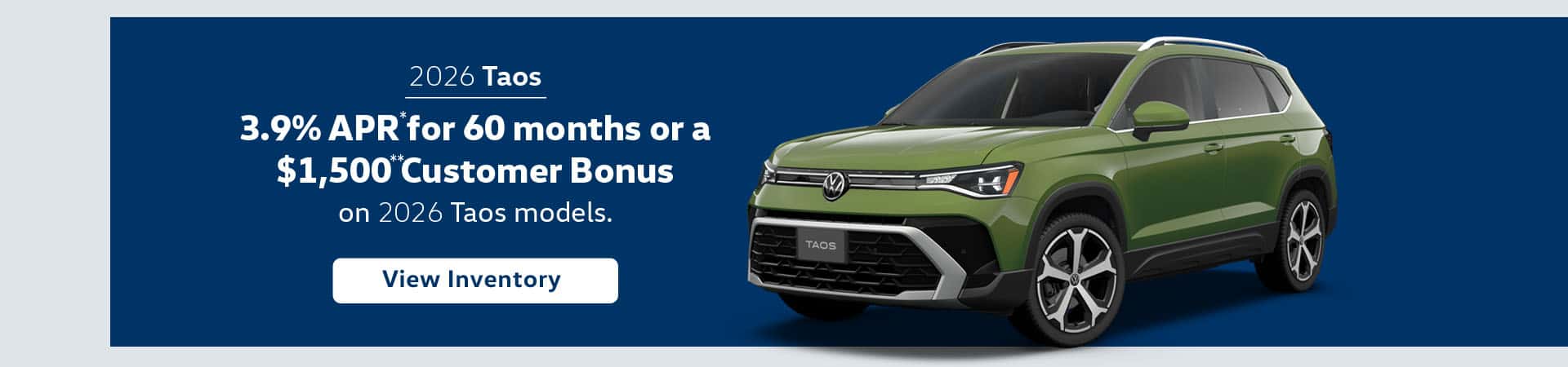 2026 VW TAOS SPECIAL