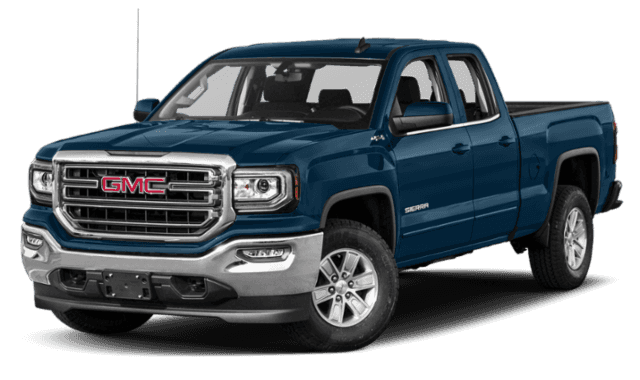 Blue GMC Sierra 1500