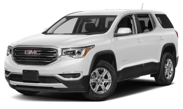White GMC Acadia SUV