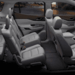 2020 gmc acadia grey interior side view