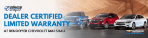 Dealer Certified Limited Warranty at DeNooyer Chevrolet Marshall