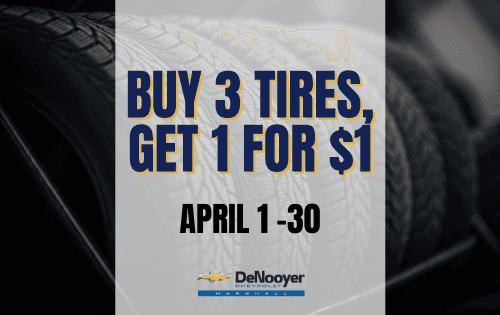 Buy 3 Tires, Get The 4th for $1