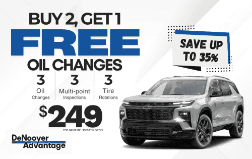 denooyer oil change special offer