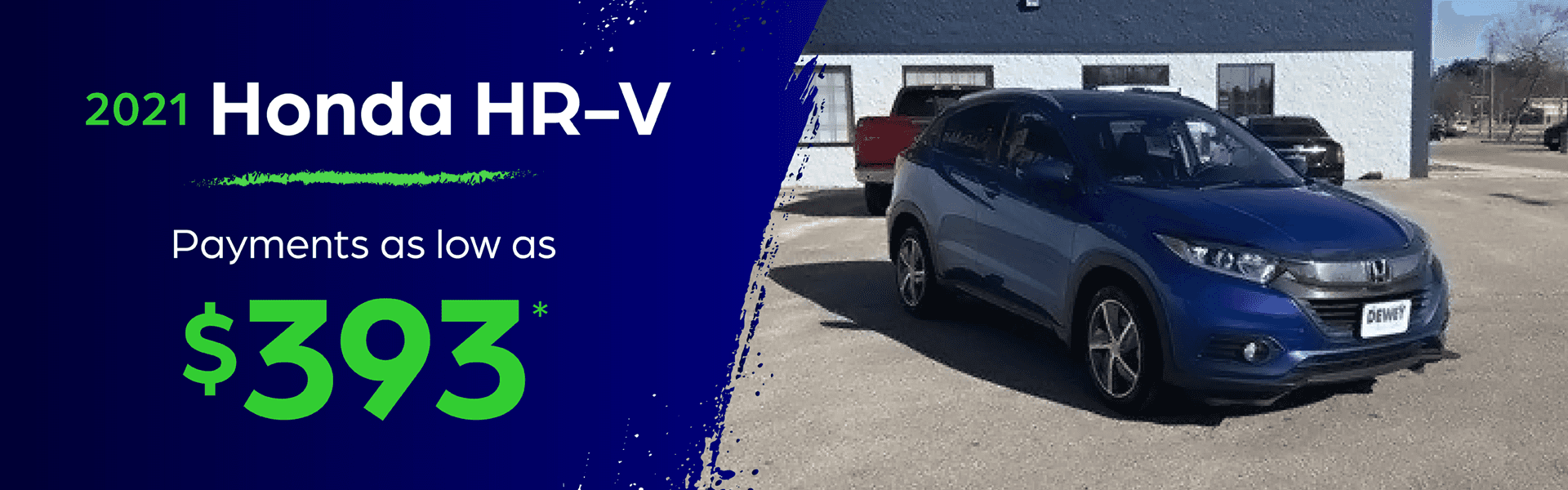 2021 Honda HR-V payments as low as $393 a month