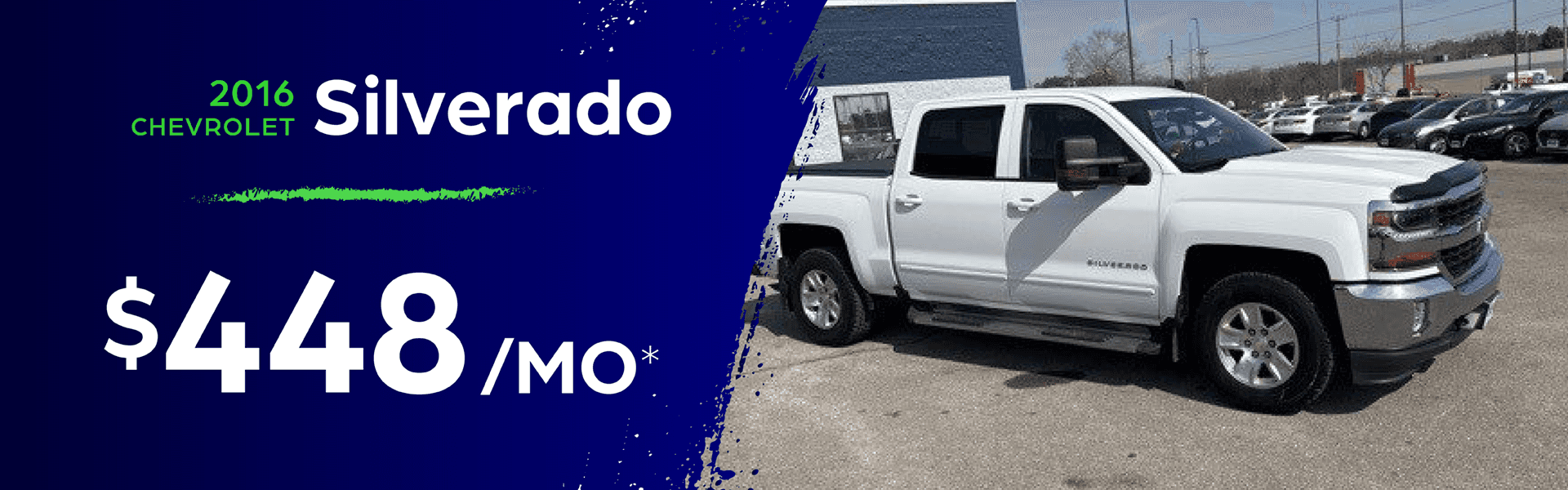 2016 Chevrolet Silverado 1500 LT 4WD $448 a month