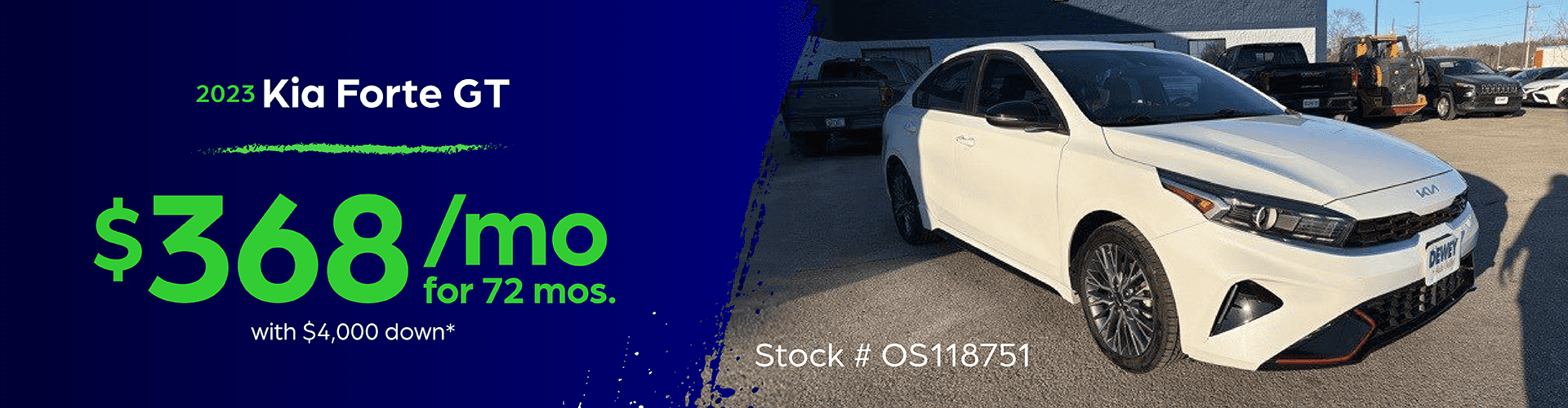 2023 Kia forte GT $368 a month