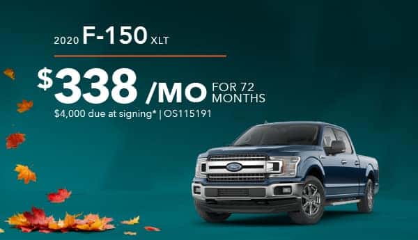 2020 F150 XLT $4,000 down $338 a month for 72 months