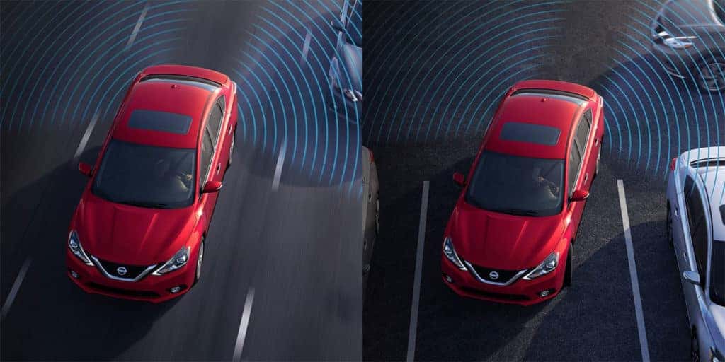 2018 Nissan Sentra Blind Spot Warning and Rear Cross Traffic