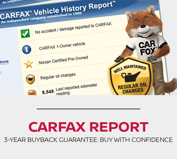 Certified Pre-Owned Carfax Vehicle History Report at Edwards Nissan in Council Bluffs Certified Pre-Owned Carfax Vehicle History Report at Edwards Nissan in Council Bluffs