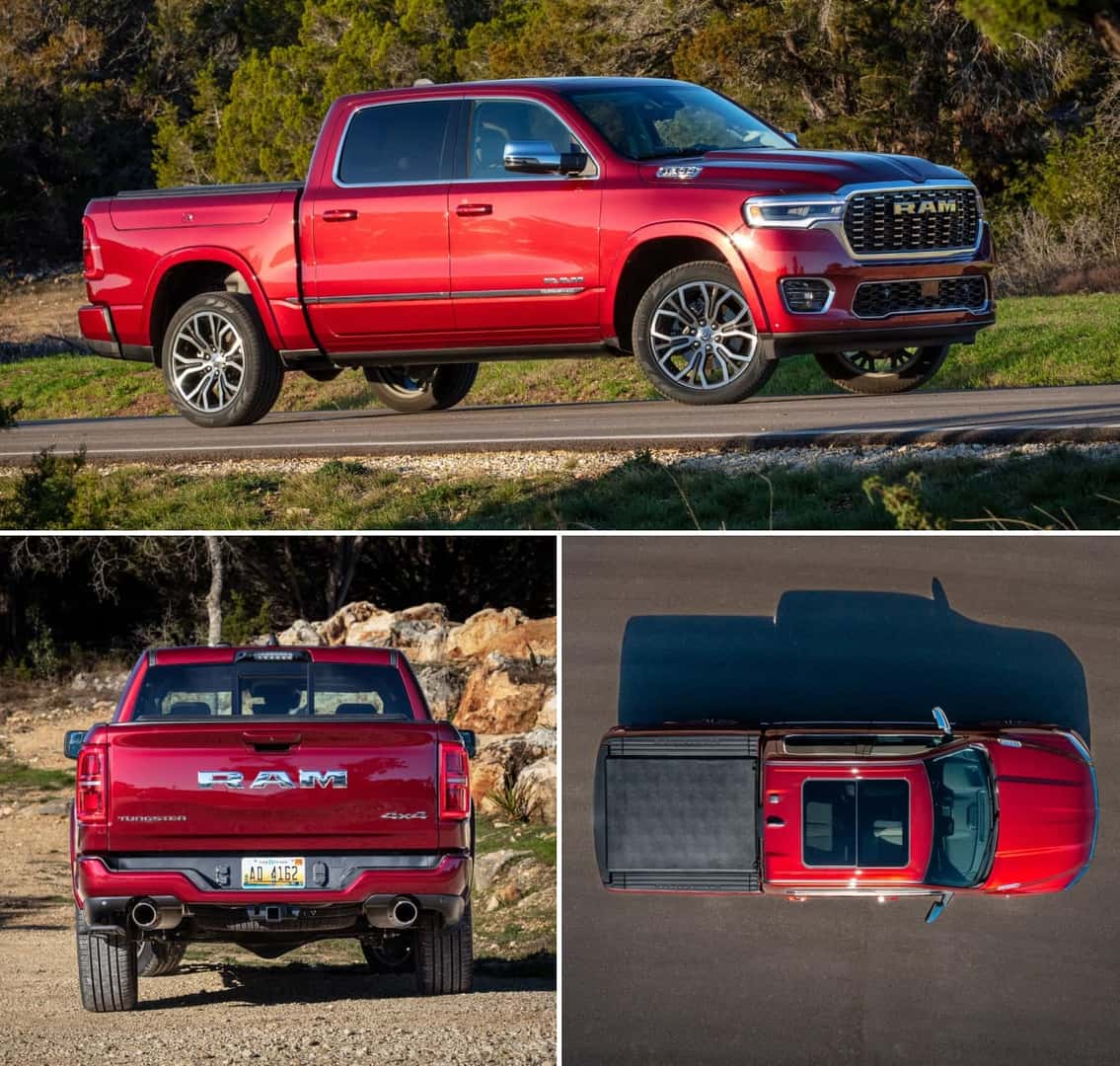 2025 Ram 1500 Tungsten Dimensions and Body Styles