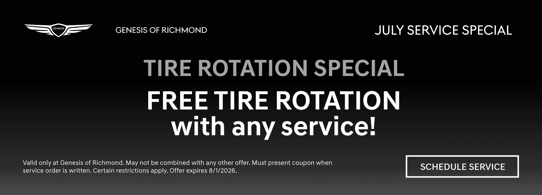 Tire Rotation Special