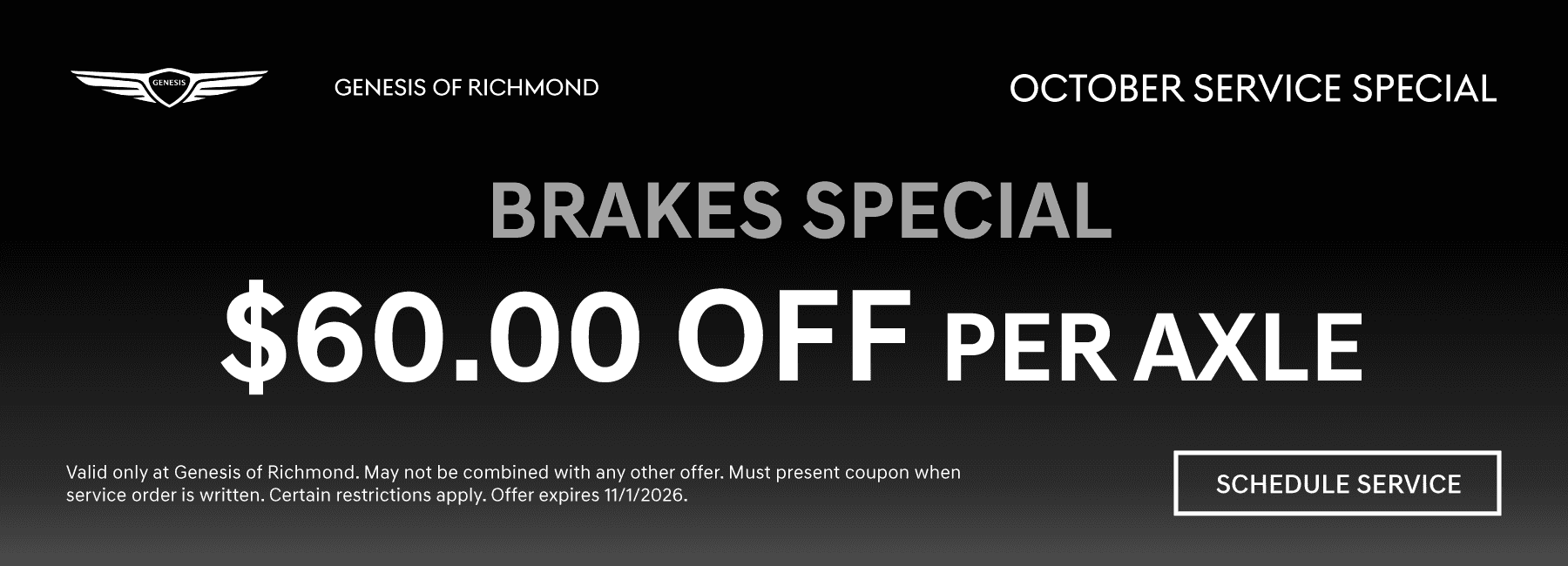 Brakes Special