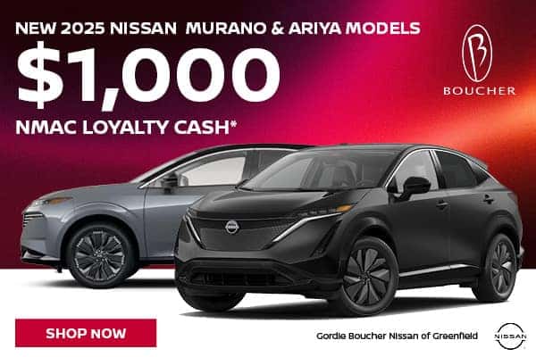 Save on new 2025 Nissan ARIYA & Murano models in Greenfield, WI