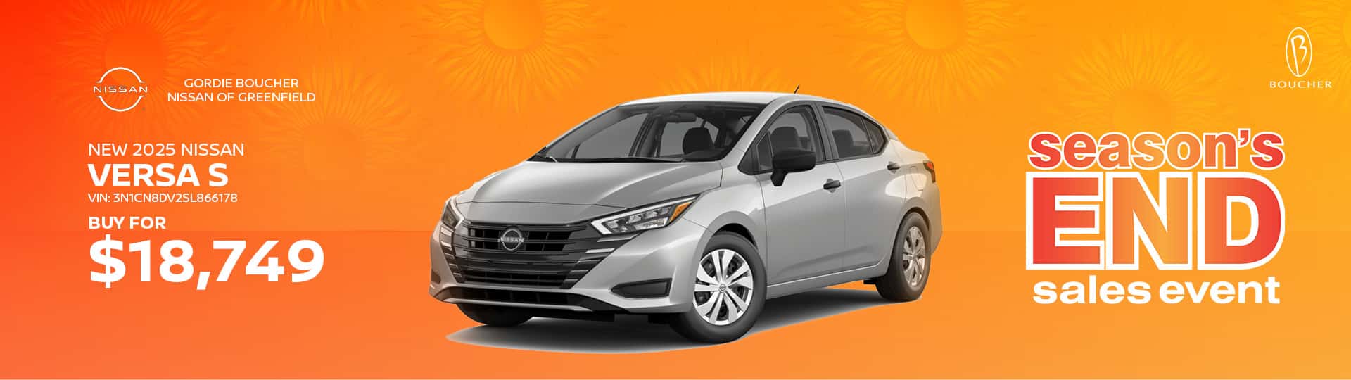 Aug 25 - 2025 Nissan Versa S in Greenfield, WI