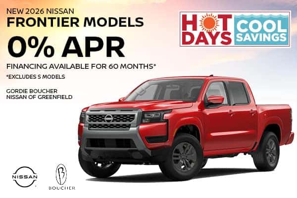 Save on a NEW 2026 Nissan Frontier!