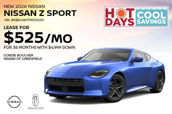 Lease a NEW 2026 Nissan Z Sport!