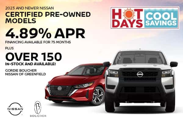 Save on 2023 and Newer Nissan Certified Pre-Owned Models!