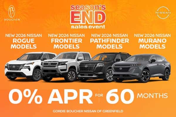 Save on New 2026 Rogue, Frontier, Pathfinder, & Murano Models