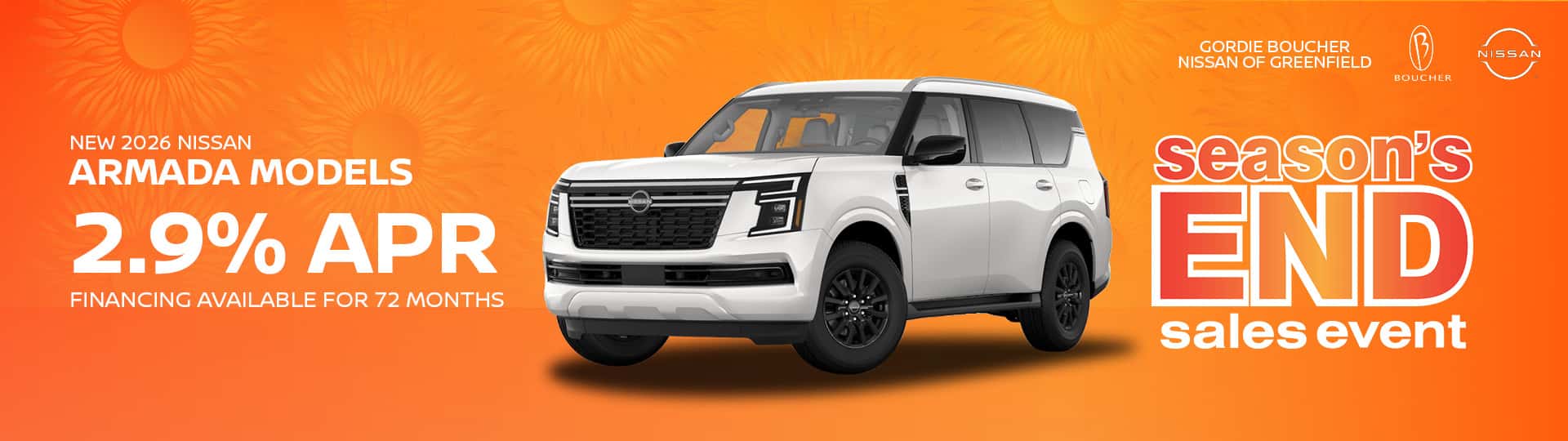 Save on New 2026 Nissan Armada Models in Greenfield, WI
