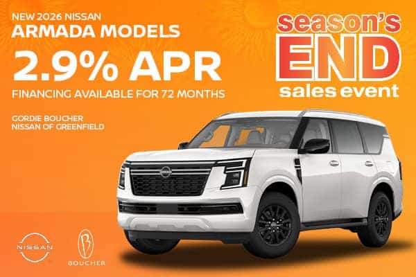 Save on New 2026 Nissan Armada Models