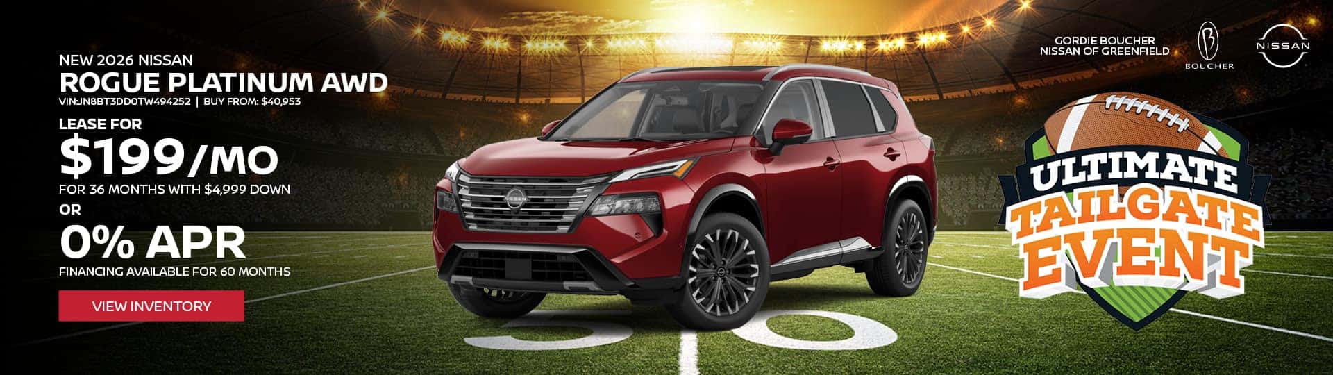 New 2026 Nissan Rogue Platinum AWD