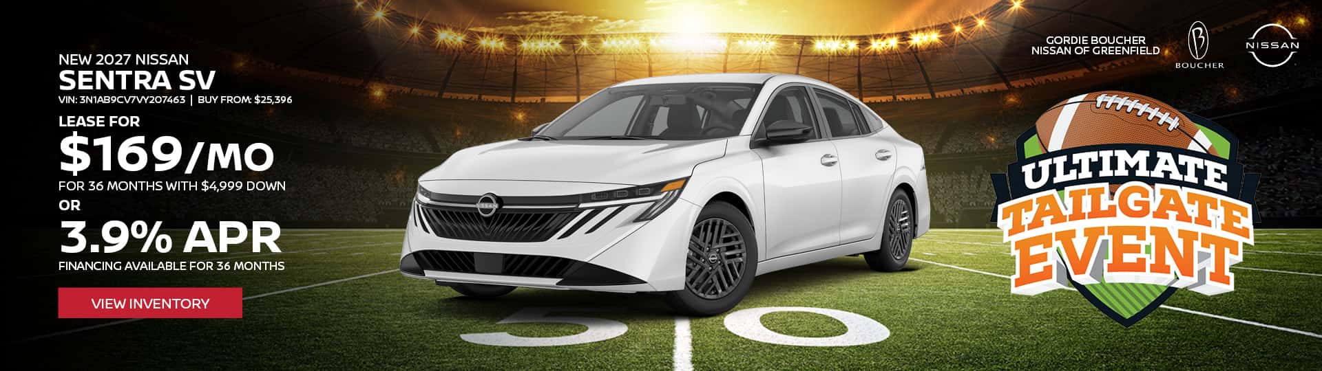 New 2027 Nissan Sentra SV