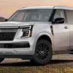 front exterior view of a 2026 Nissan Armada SV