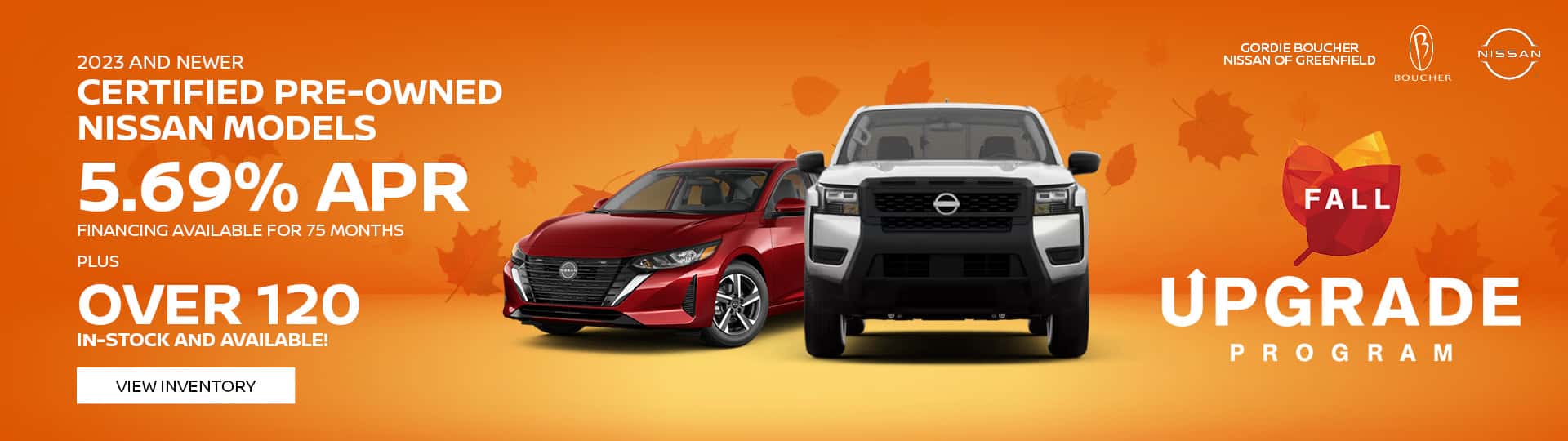 Get 5.69% APR Financing on 2023 and Newer Certified Pre-Owned Nissan Models!