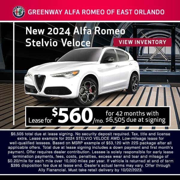New 2024 Alfa Romeo Stelvio Veloce