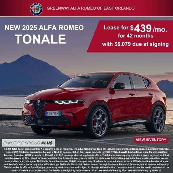 2025 Alfa Romeo Tonale 