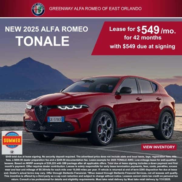 2025 Alfa Romeo Tonale 