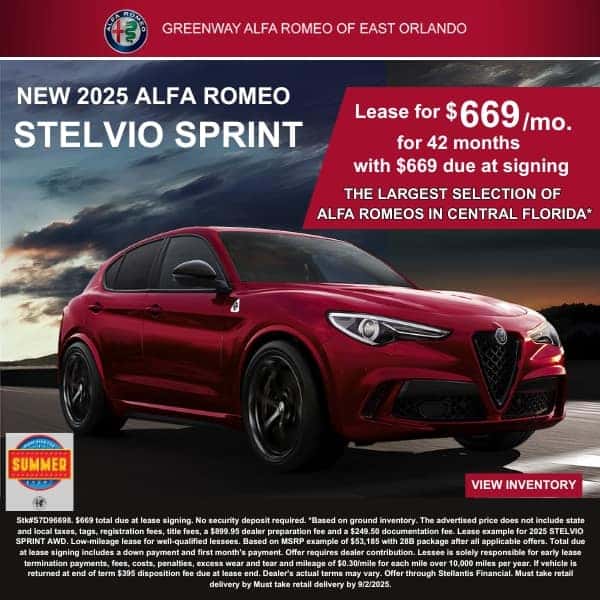 2025 Alfa Romeo Stelvio Sprint 