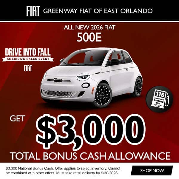 2026 FIAT 500e 