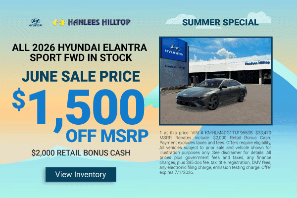 New 2026 Hyundai ELANTRA SEL Sport