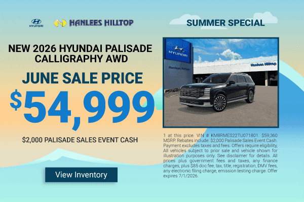 New 2026 Hyundai PALISADE Calligraphy AWD