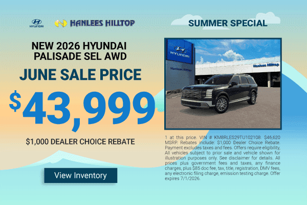 New 2026 Hyundai PALISADE SEL AWD