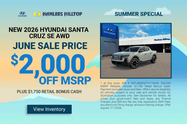 New 2026 Hyundai SANTA CRUZ SE AWD