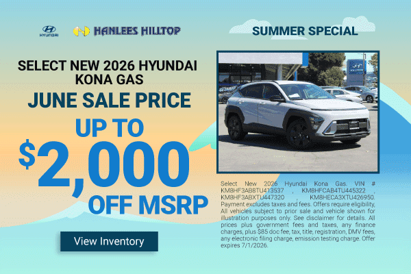 New 2026 Hyundai KONA SEL Sport FWD