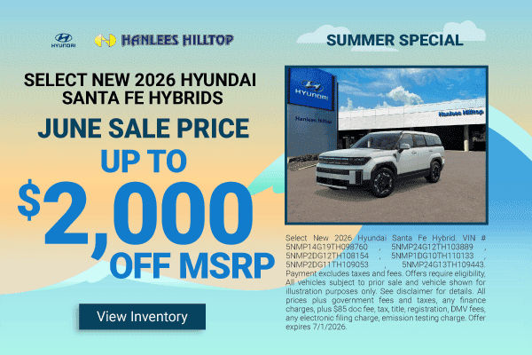 New 2026 Hyundai SANTA FE HYBRID SE