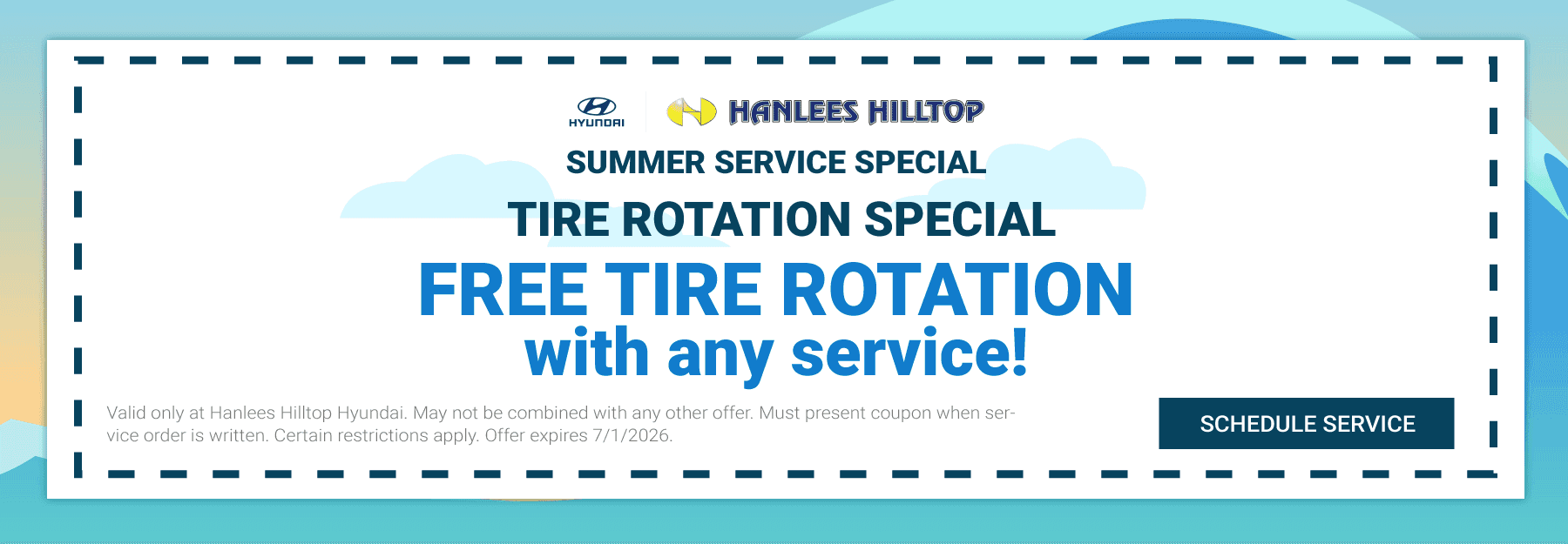 Tire Rotation Special