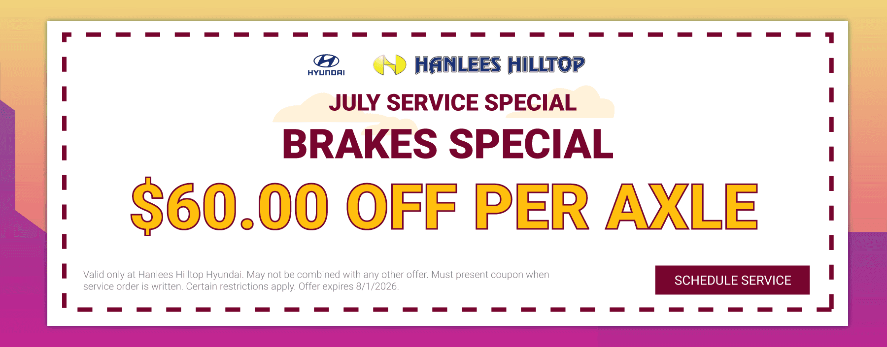 Brakes Special
