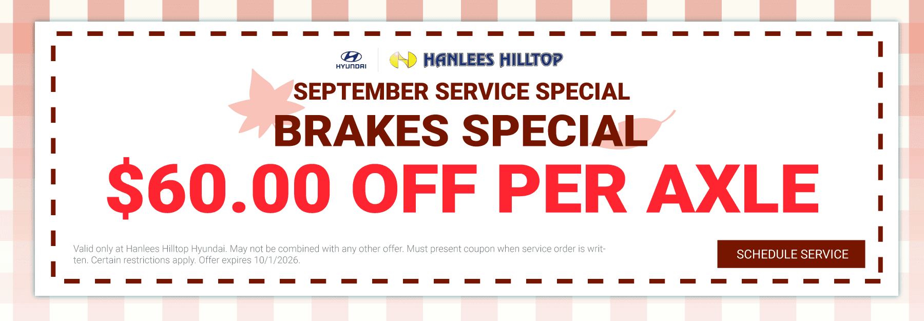 Brakes Special