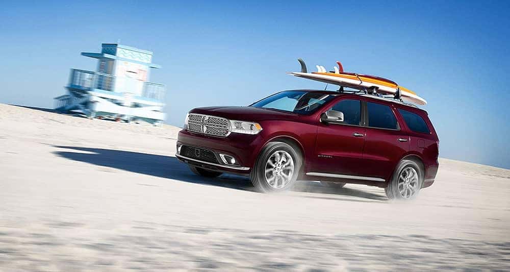 2020 Dodge Durango Driving in Desert