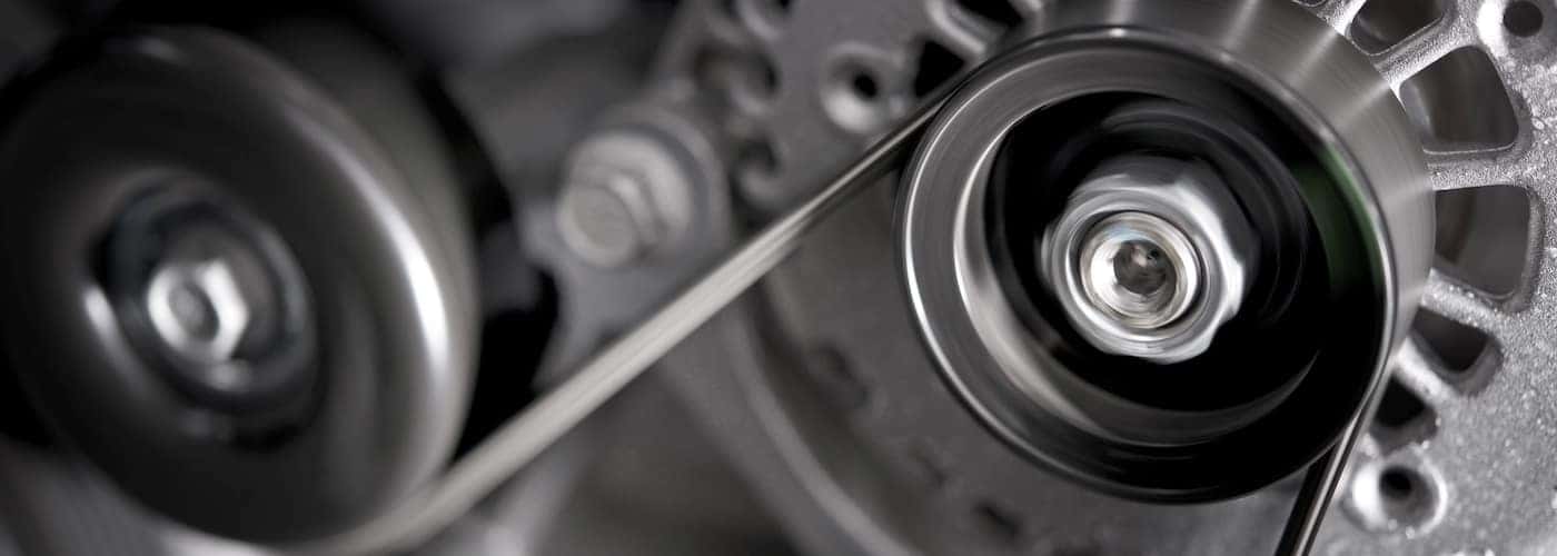car alternator close up