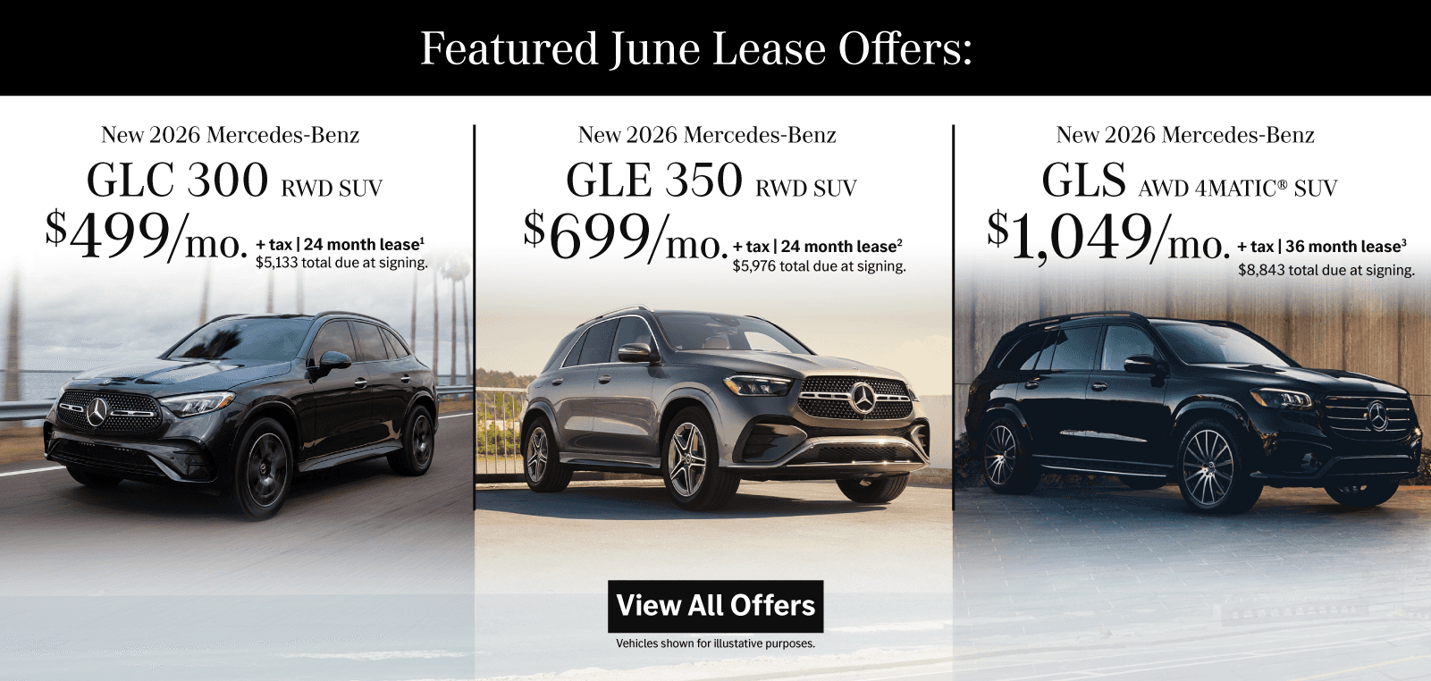 Mercedes-Benz SUV lease offers