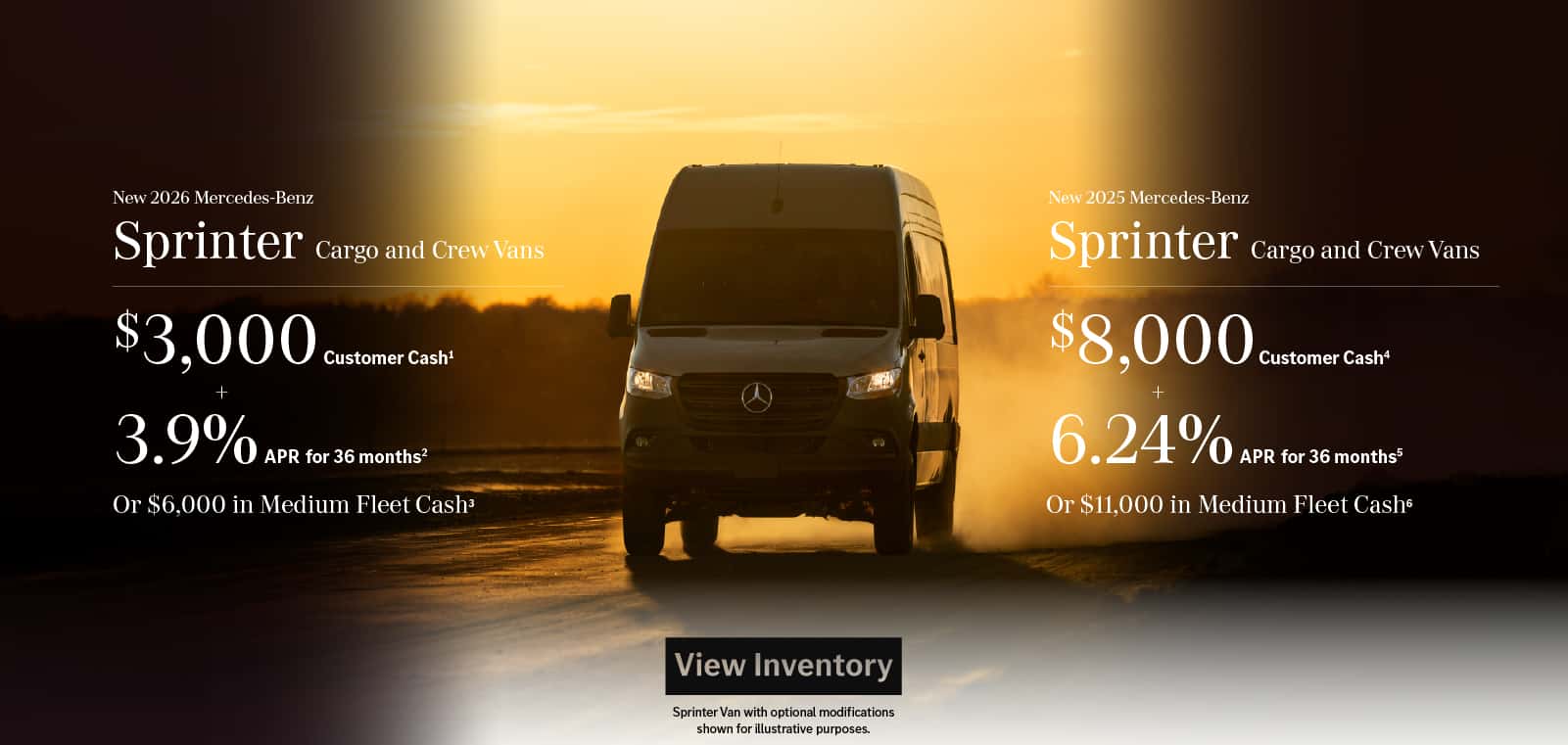 Sprinter Vans Offers