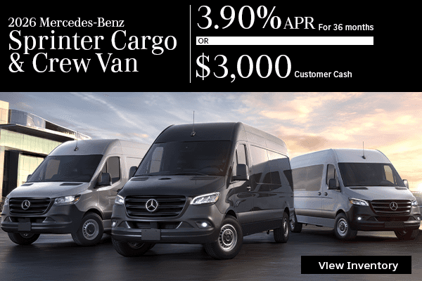 2026 Sprinter Cargo & Crew Van
